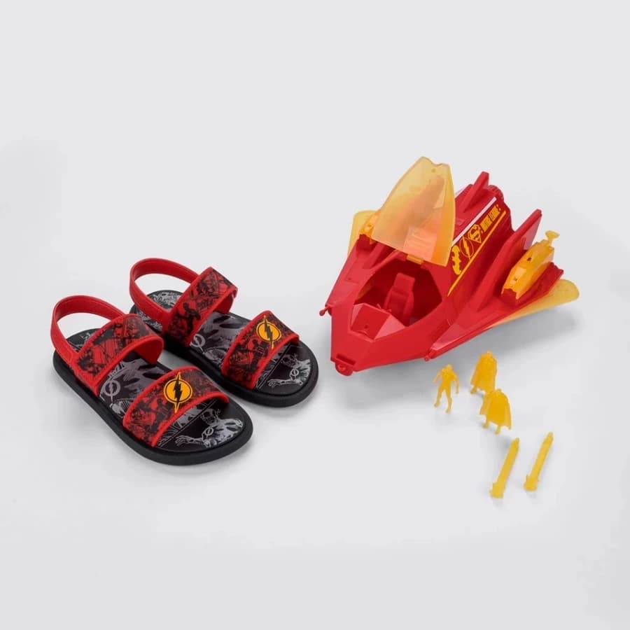 Sandália Infantil The Flash Speed Grendene Com Nave 31/32 - 1
